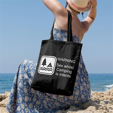 Sex Whilst Comping Is Intents 100 Cotton Tote Bag Shopping Bag