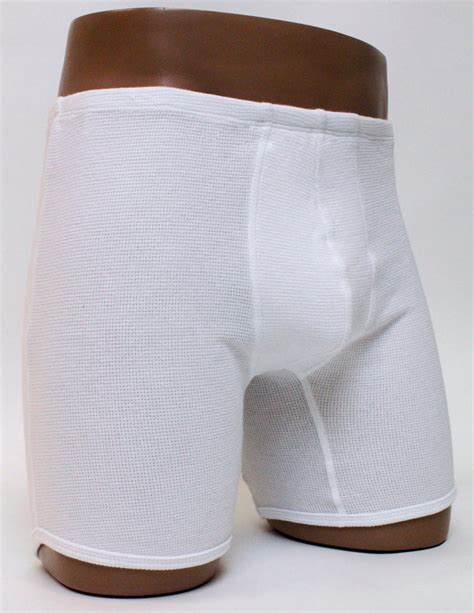 Mens Stretch Thermal Cotton Boxer Brief Abc Underwear