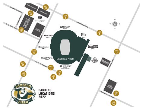 Find Green Bay Packers Parking Near Lambeau Field For Home Games