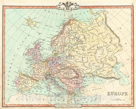 This Is An Attractive 1850 Map Of Europe Issued By George Frederick