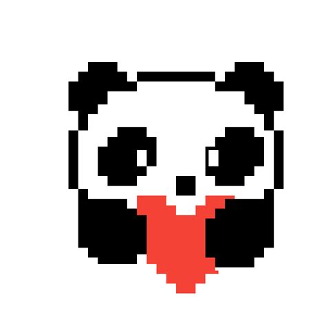 Pixel Art Facile A Faire Panda Pixel Art Comment Dessiner Un Panda Images