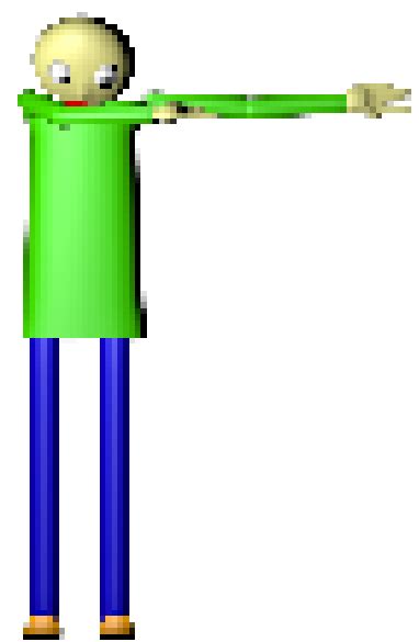 My First And Probably Only Post A 3d Model Of Baldi Dabbing