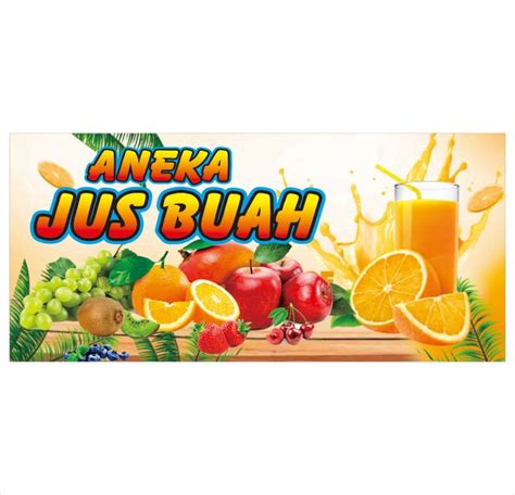 Spanduk Aneka Jus Buah 120x100 Lazada Indonesia