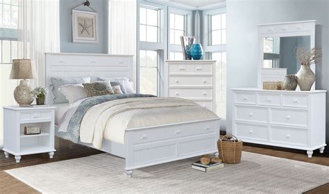 Atascadero storage bedroom set weathered carbon. Fishtails Panel Bedroom Set Cottage Creek Furniture ...