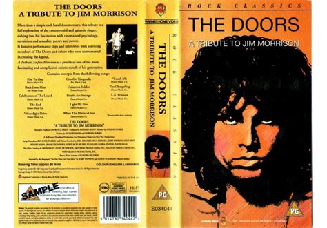 Doors A Tribute To Jim Morrison The 1981 On Warner Home Video