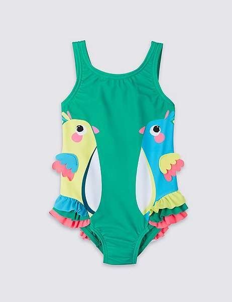 Marks And Spencer Swimsuit With Sun Safe Upf50 3 Months 7 Years