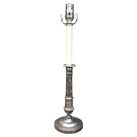 Pair Of 19th C Italian Candlesticks Repurposed As Table Lamps At 1stdibs