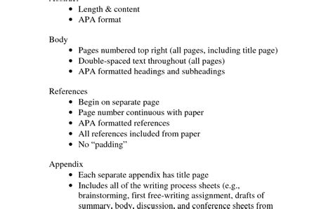 sample  style paper  subheadings examples papers