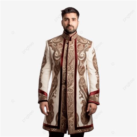 Mujib Coat Panjabi White Background 3d Clipart Panjabi PNG