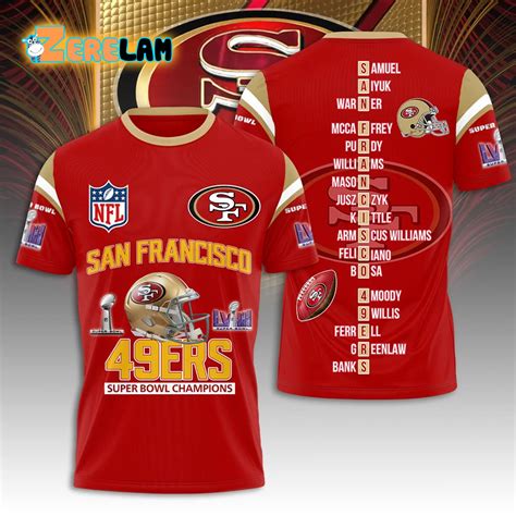 49ers Super Bowl Champions Shirt - Zerelam