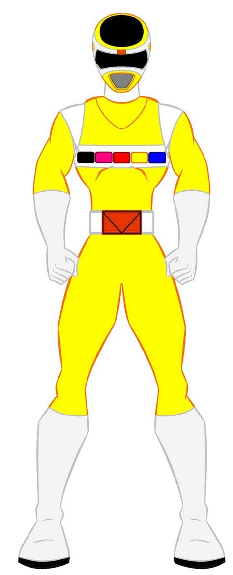 6 Power Rangers In Space Yellow Ranger Boy By Powerrangersworld999