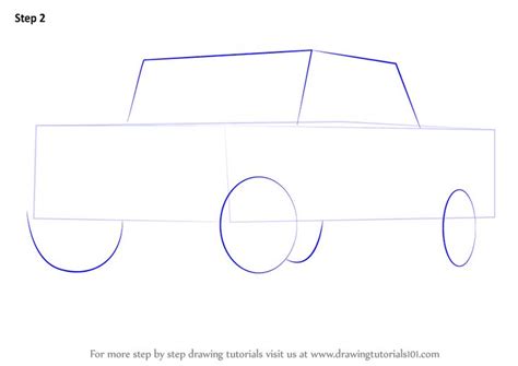 Learn How To Draw Ford F 150 Truck Trucks Step By Step Drawing