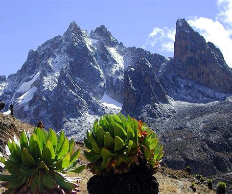 Mount Kenya Is The Highest Mountain In Kenya And The Second Highest In