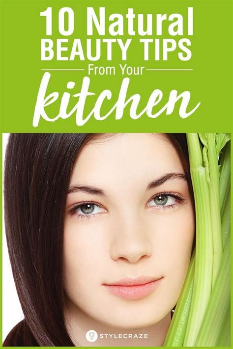 Top 10 Effective Natural Beauty Tips From Kitchen ...