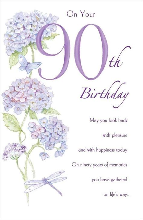 Ideally, it would be wonderful to have 90 cards. Pin by Balinda Cross on Ages | 90th birthday cards ...