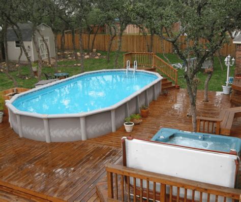The reason behind this popularity is they are quick, affordable and however, they remain incomplete without above ground pool decks. Pin on pool
