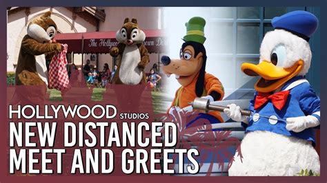 New Distanced Meet And Greets With Chip And Dale Donald Duck And Goofy
