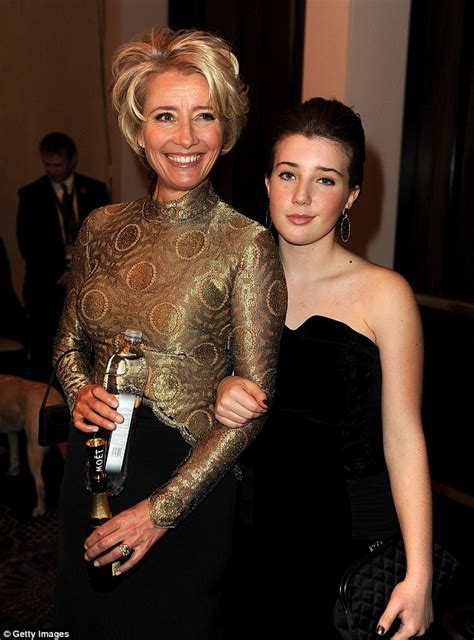 emma thompson takes daughter gaia to disneyland after golden globes daily mail online