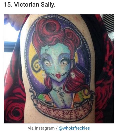 Since i am dead i can take off my head to recite shakespearean quotations. 💘2⃣0⃣ Nightmare Before Christmas Tattoos That Were Simply Meant To Be!💘 | Trusper