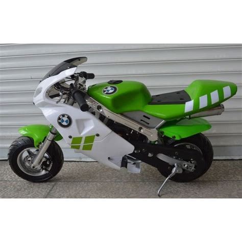 Green Gbmoto 40cc 4 Stroke Kids Gas Pocket Bike Mini Motorcycle