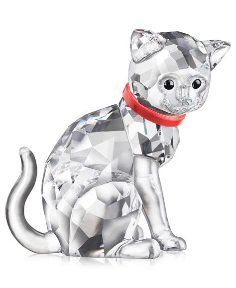 Swarovski Collectible Figurine Cat Mother Swarovski Crystal