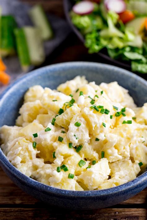 Easy Creamy Potato Salad Nickys Kitchen Sanctuary