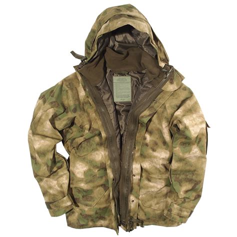 Tactical Waterproof Ecwcs Jacket Warm Mens Hunting Parka Fleece A Tacs Fg Camo Ebay
