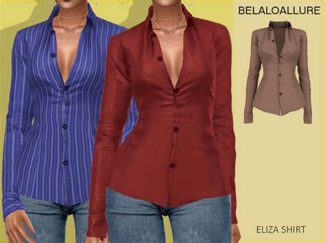 Belal1997s Belaloallureeliza Shirt Sims 4 Mods Clothes Sims 4