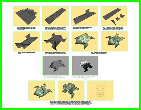Process Of A 3d Origami Frog By Mastaazumarek On Deviantart