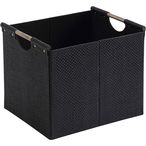Better Homes And Gardens® Woven Storage Bin Black Durable Construction