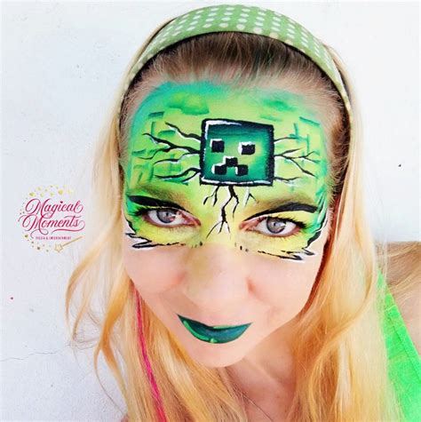 Maybe you would like to learn more about one of these? Minecraft facepaint | Face painting, Halloween face makeup ...