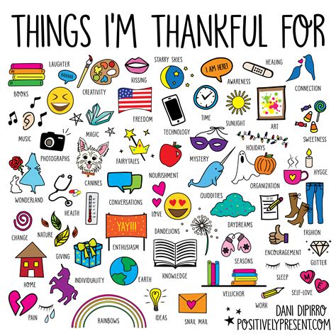 100 Things to Be Thankful For: Part I - Positively Present - Dani DiPirro