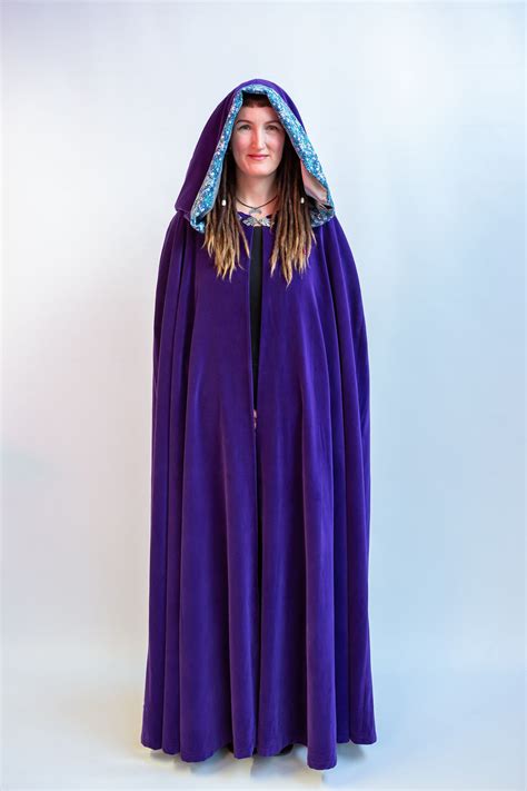Asarte Cloak Made To Measure Luxury Velvet Goddess Pagan Druid Etsy