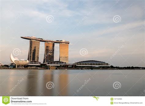 Marina Bay Sands Singapore May 23 2017 Marina Bay Hotel At Stock