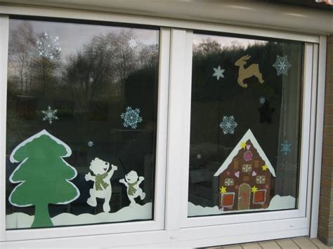 Fensterbilder & girlanden bastel motive für den herbst. Kids paper window decoration gingerbread house winter ...