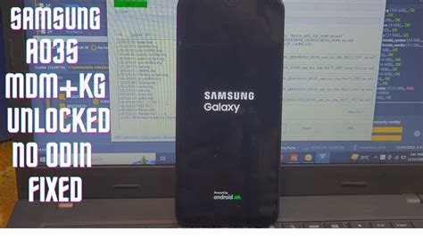 Samsung A03s Unlock Mdm By Unlocktool Samsung A03s A037F KG Lock
