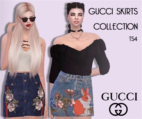 Sims 4 Ccs The Best Gucci Skirts Collection By Descargassims
