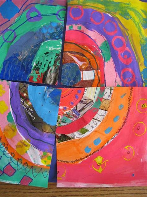 Pamela Holderman Going Around In Circles Collaborative Art