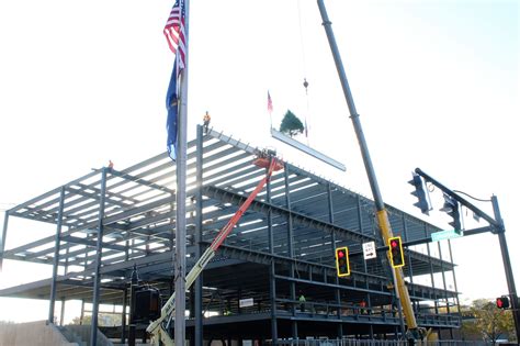 Project Update Lafayette Public Safety Building Tops Out
