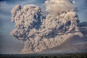 A Large Pyroclastic Flow From Mount Sinabung In Indonesia On February 9