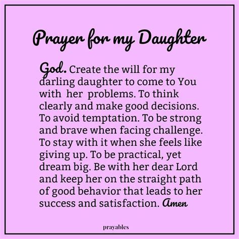 Mother Daughter Prayer Quotes Gabriella Bronson