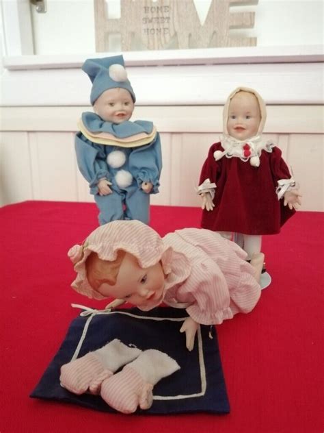Group Of 3 Ashton Drake Yolanda Bello Picture Perfect Babies Mini Dolls