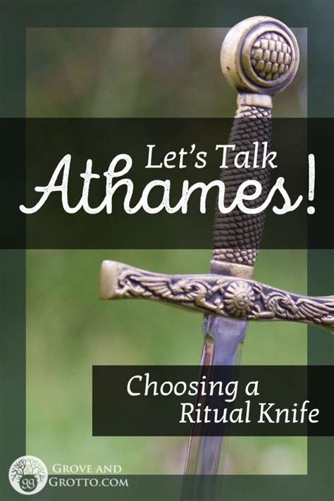 Lets Talk Athames Choosing A Ritual Knife Michelle Gruben