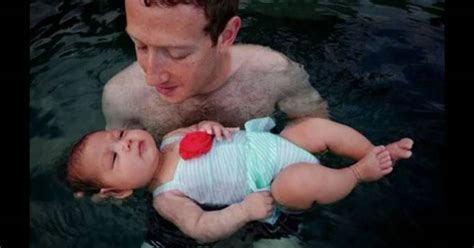 Mark Zuckerberg Revela Cómo Le Enseña A Nadar A Su Pequeña Hija Metro