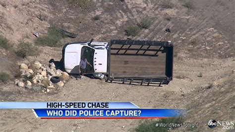 Wild High Speed Police Chase In Southern California Youtube