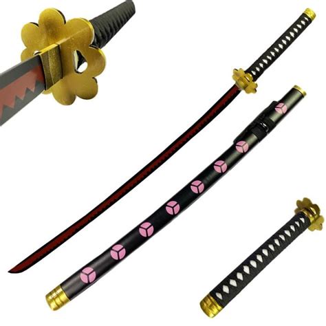 One Piece Zoro Shisui Samurai Sword Metal Curse Finish Blade Pure
