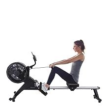 Amazon Com SereneLife Smart Rowing Machine Home Rowing Machine With Smartphone Fitness