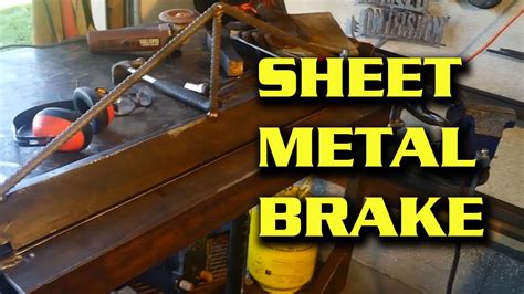 Homemade Sheet Metal Bender Sheetmetal Folderbender Brake Plans