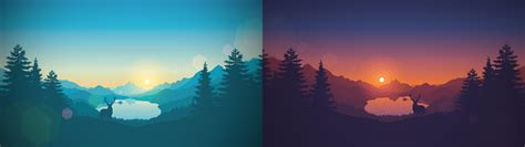 Threw two photos together to make a minimal dual screen wallpaper [7860 ...
