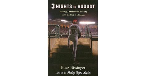 Three Nights In August By Buzz Bissinger